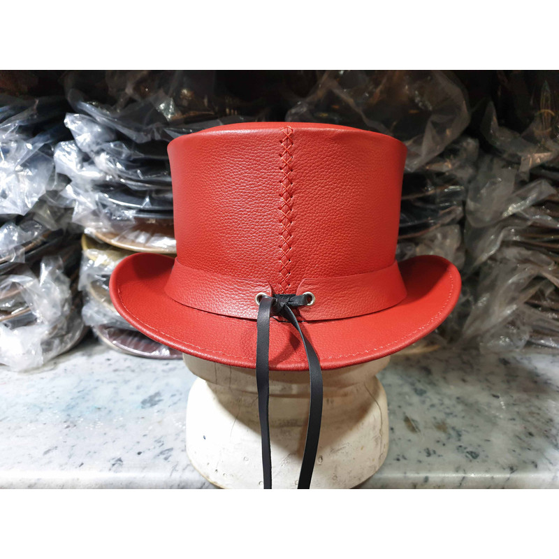 Native Indian Head Band El Dorado Leather Top Hat (6).jpg