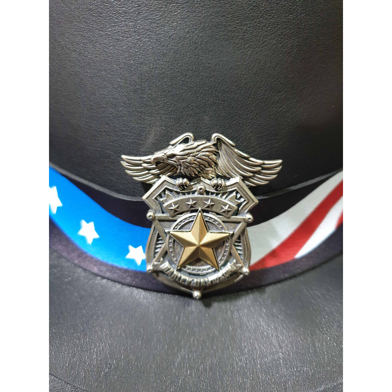 Patriotic Biker Black Leather Short Top Hat (2).jpg