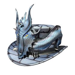 dragon of charisma leather top hat