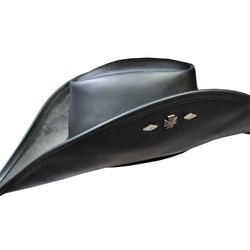 the warriors orochi 4 odin-inspired black leather hat
