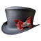 Victorian Leather Top Hat 1