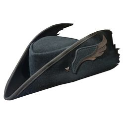 bloodbone 4 hunter's black suede leather hat