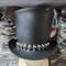 Stovepiper Black Leather Top Hat 2