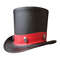 Ringmaster Brown Leather Top Hat 0