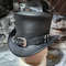 Peacekeeper Black Leather Top Hat 1