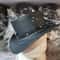 Western Australian Cowboy Outback Black Leather Hat 1