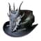 Dragon Of Darkness Leather Top Hat 0