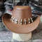 Bushman Style Leather Outback Hat 4