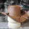 Bushman Style Leather Outback Hat 6