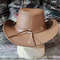 Bushman Style Leather Outback Hat 7