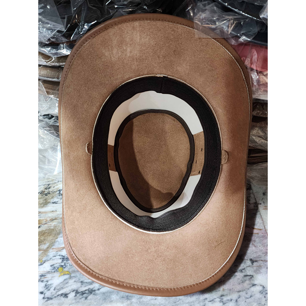 Bushman Style Leather Outback Hat 8