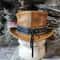 Vintage Fashion Steampunk Leather Top Hat 5