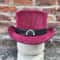 Vintage Fashion Suede Leather Top Hat 3