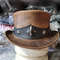 Rough Rider Vintage Leather Steampunk Top Hat 2