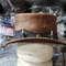 Rough Rider Vintage Leather Steampunk Top Hat 3