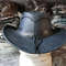 Western Cowboy Leather Hat With Eagle Star Conchos 5