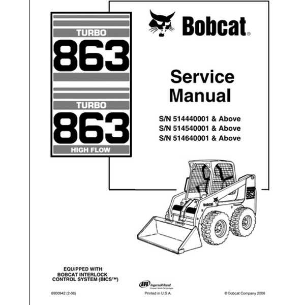 Bobcat 863 863H Skid Steer Service Repair PDF Instant Download Original Factory Service Repair Manual4.png