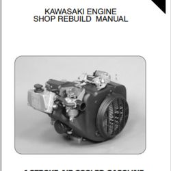 EZGO Kawasaki ENGINE SHOP Golf Cart Rebuild Manual for the year 2008