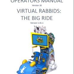 LAI Games VIRTUAL RABBIDS THE BIG RIDE Operator's Manual PDF