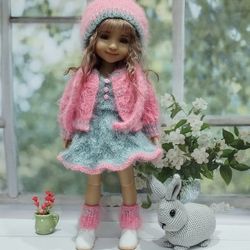 Ruby Red Fashion Friends doll clothes-top, skirt, jacket, hat, cuffs