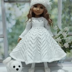 Ruby Red Fashion Friends doll clothes-dress, beret, stockings