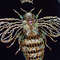 luxury golden bronse metallic royal bee designer bead embroidery purse.jpg