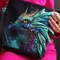 3d dragon handpainted bead embroidery bag.jpg