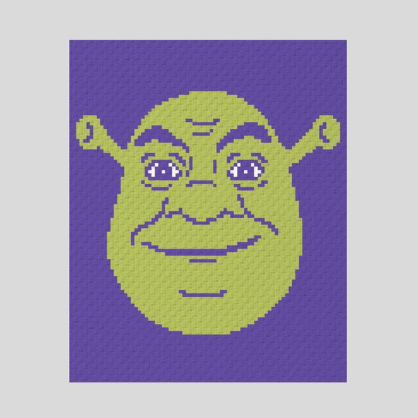 crochet-C2C-Shrek-graphgan-blanket-5