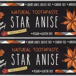 PACK OF TWO. ORIGINAL Green Beaver Toothpaste Star Anise Healthy USA Stock New