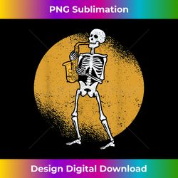 Skeleton Playing Saxophone Jazz Halloween Music Spooky Scary - Futuristic PNG Sublimation File - Spark Your Artistic Genius