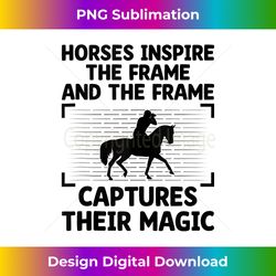 Horse Photography Horseback Riding Horses Hobby Photographer - Sophisticated PNG Sublimation File - Customize with Flair