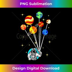 Astronaut Solar System Planets Children Birthday - Deluxe PNG Sublimation Download - Channel Your Creative Rebel