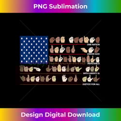 asl one nation flag - deluxe png sublimation download - striking & memorable impressions