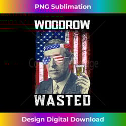 woodrow wasted 4th july woodrow wilson drinking party - sublimation-optimized png file - access the spectrum of sublimation artistry