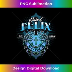 st felix and the spider nola catholic patron saints - futuristic png sublimation file - striking & memorable impressions