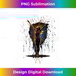 international s day woman dancing in the rain - artisanal sublimation png file - animate your creative concepts