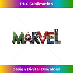 marvel avengers character text portrait - artisanal sublimation png file - channel your creative rebel