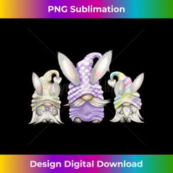 easter gnomes cute easter egg basket funny easter bunny ears - sublimation-optimized png file - chic, bold, and uncompromising