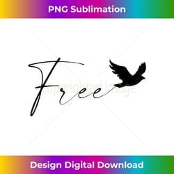 free bird fiery for music lovers - chic sublimation digital download - chic, bold, and uncompromising