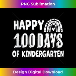 happy 100 days of kindergarten learning school - contemporary png sublimation design - challenge creative boundaries