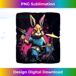 musician drummer easter bunny costume for drums lovers - eco-friendly sublimation png download - tailor-made for sublimation craftsmanship
