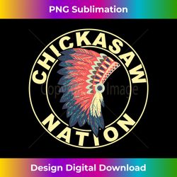 Chickasaw Nation Native American Headdress Chickasaw Tribe - Innovative PNG Sublimation Design - Elevate Your Style with Intricate Details