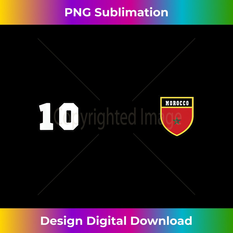 NB-20240125-14318_Morocco Number 10 Soccer Flag Football Moroccan # Ten 1998.jpg