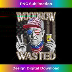 woodrow wasted wilson 4th of july patriot american flag - eco-friendly sublimation png download - customize with flair