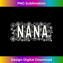 grandma mothers day floral nana flower decoration decorative - bohemian sublimation digital download - enhance your art with a dash of spice