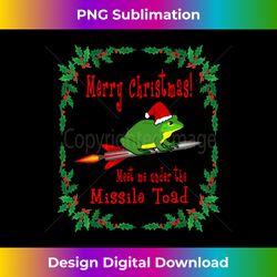 merry christmas! meet me under the missile toad - minimalist sublimation digital file - elevate your style with intricate details