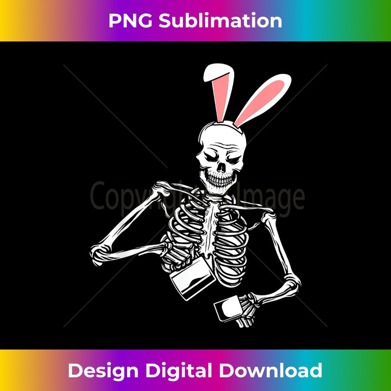 HR-20240128-13380_Skeleton Drinking Coffee Easter Bunny Ears Spring 3768.jpg