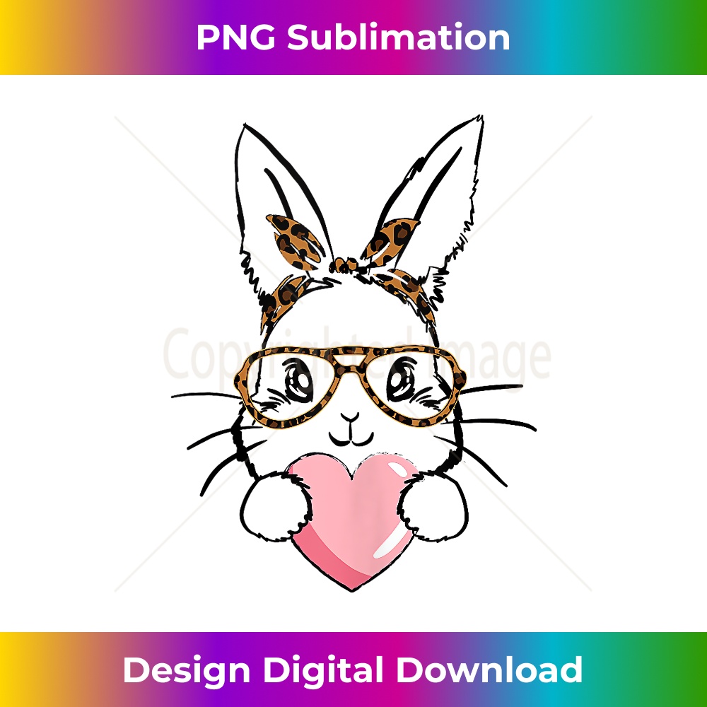 IS-20240128-871_Cute Bunny Rabbit Face Leopard Glasses Girl Happy Easter Day 0757.jpg