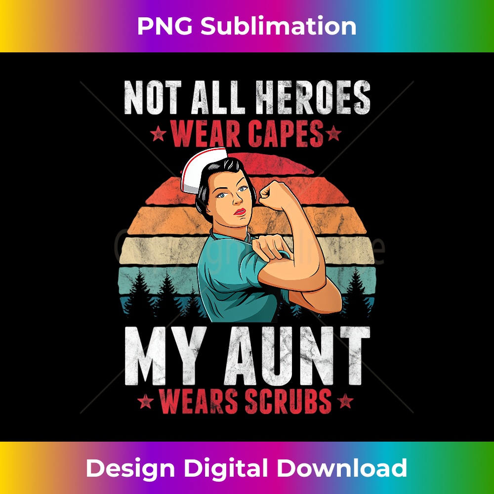 IY-20240128-16031_Womens Not All Heroes Wear Capes My Aunt Wears Scrubs Nurse V-Neck 0282.jpg