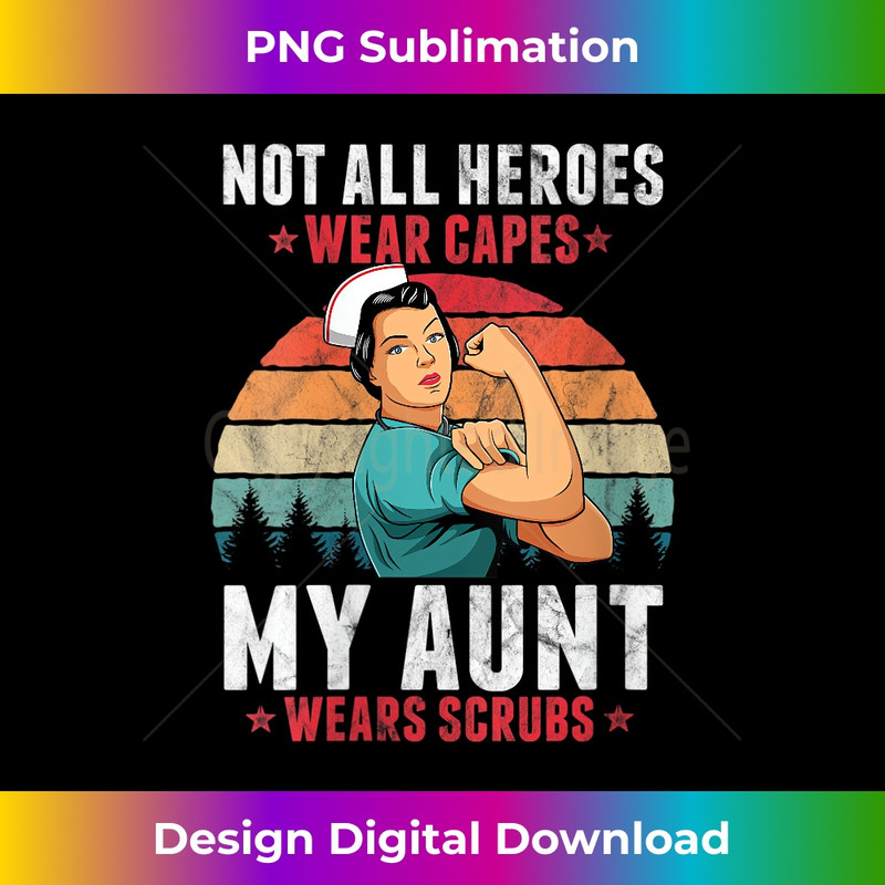 IY-20240128-16031_Womens Not All Heroes Wear Capes My Aunt Wears Scrubs Nurse V-Neck 0282.jpg